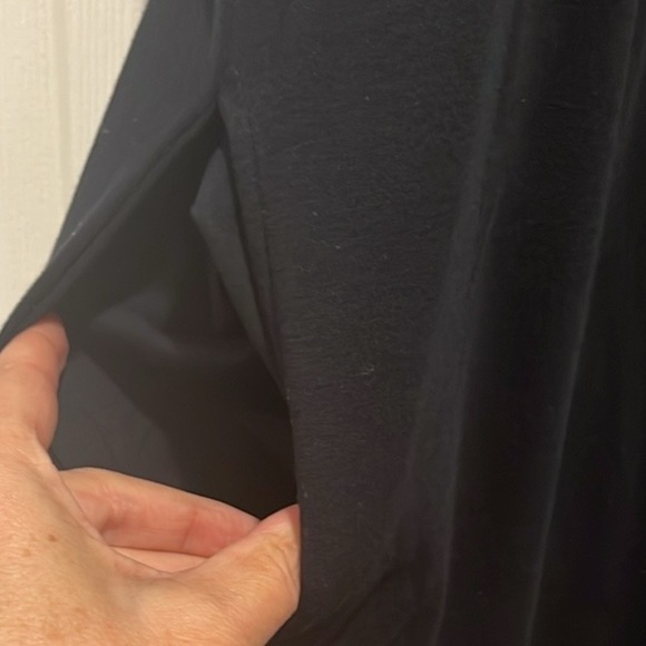 Coldwater Creek black short sleeve cotton maxi dress size 1X - Picture 5 of 8